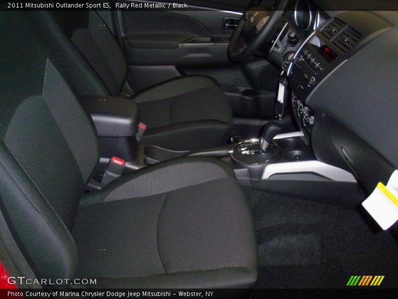 Rally Red Metallic / Black 2011 Mitsubishi Outlander Sport ES