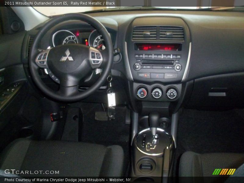 Dashboard of 2011 Outlander Sport ES