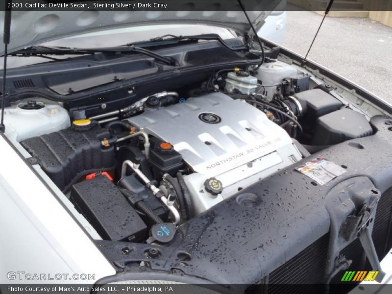 Sterling Silver / Dark Gray 2001 Cadillac DeVille Sedan