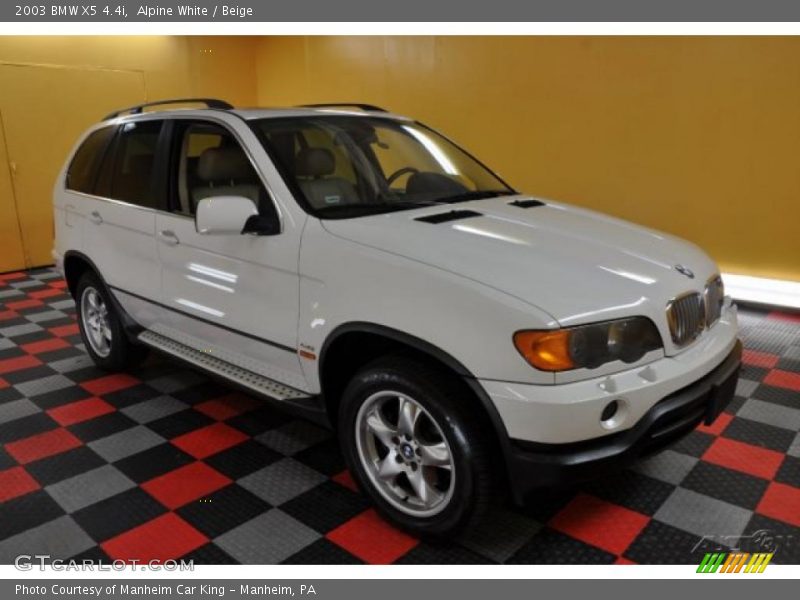 Alpine White / Beige 2003 BMW X5 4.4i