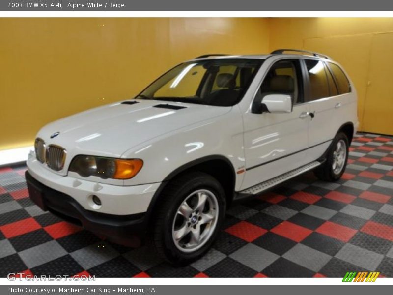 Alpine White / Beige 2003 BMW X5 4.4i
