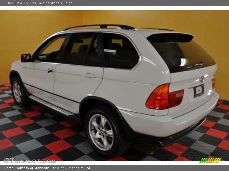 Alpine White / Beige 2003 BMW X5 4.4i