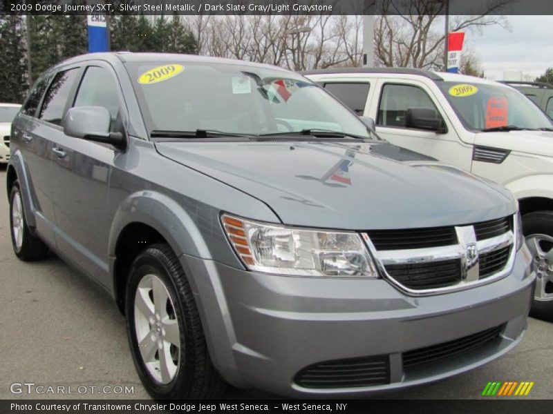 Silver Steel Metallic / Dark Slate Gray/Light Graystone 2009 Dodge Journey SXT