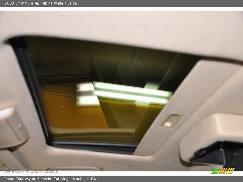 Alpine White / Beige 2003 BMW X5 4.4i