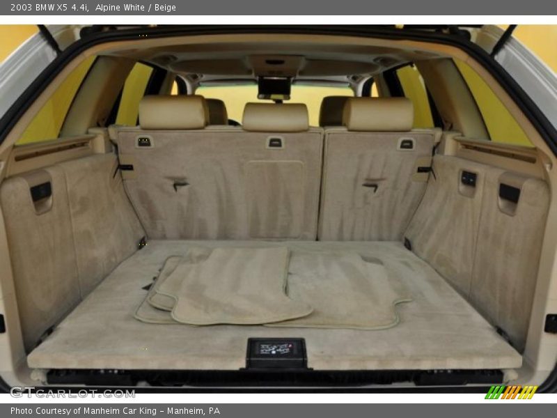 Alpine White / Beige 2003 BMW X5 4.4i