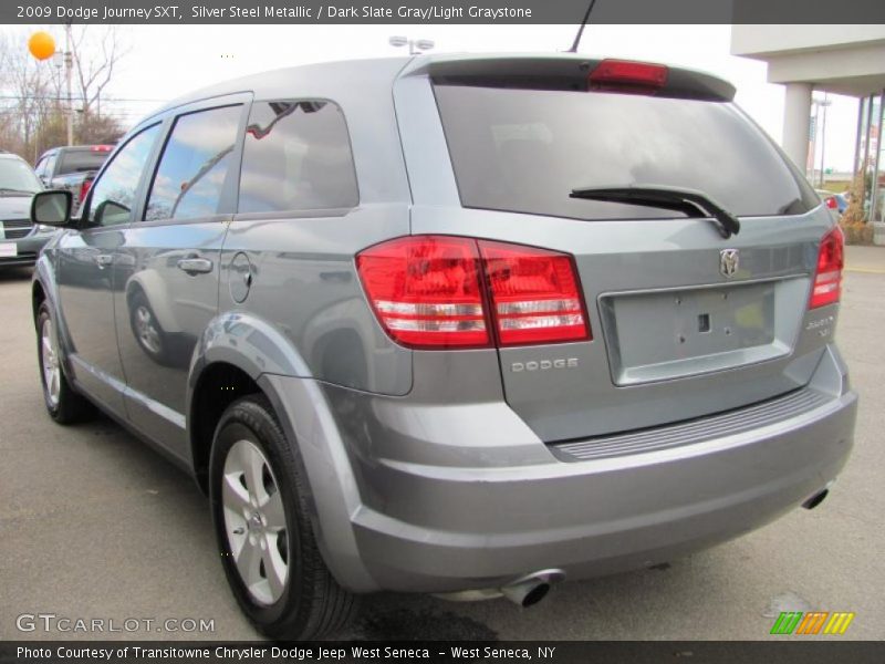 Silver Steel Metallic / Dark Slate Gray/Light Graystone 2009 Dodge Journey SXT