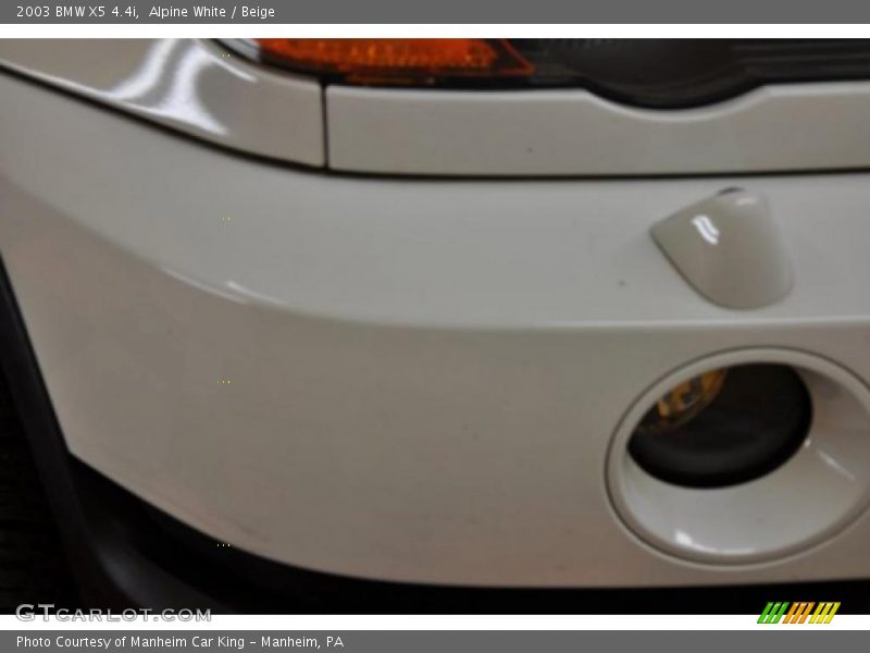 Alpine White / Beige 2003 BMW X5 4.4i