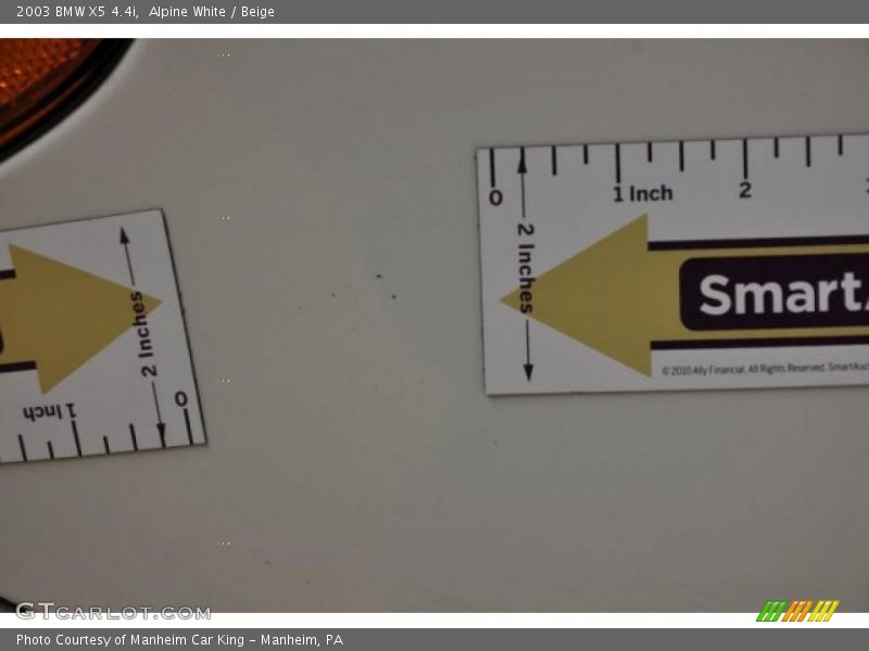 Alpine White / Beige 2003 BMW X5 4.4i
