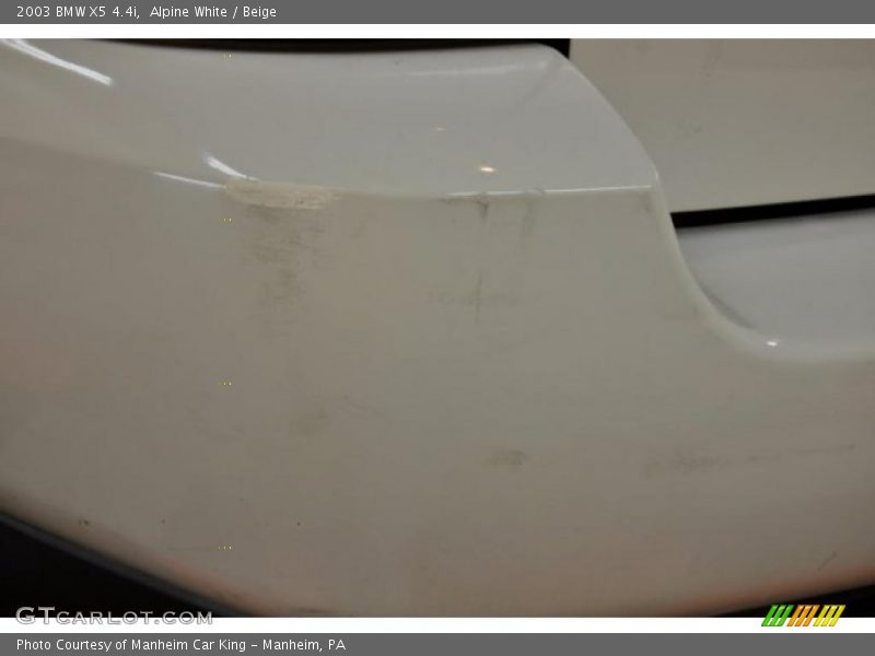 Alpine White / Beige 2003 BMW X5 4.4i