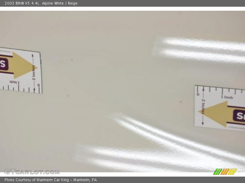 Alpine White / Beige 2003 BMW X5 4.4i