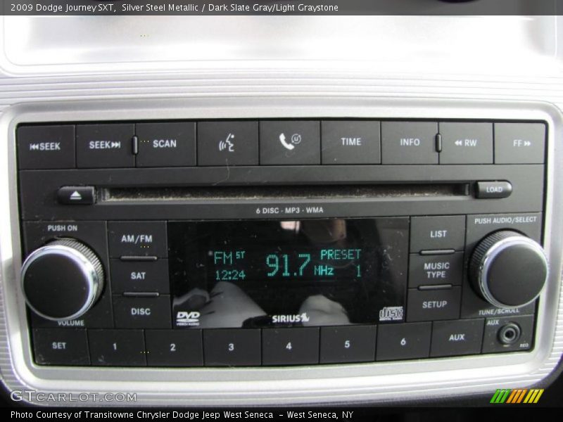 Silver Steel Metallic / Dark Slate Gray/Light Graystone 2009 Dodge Journey SXT