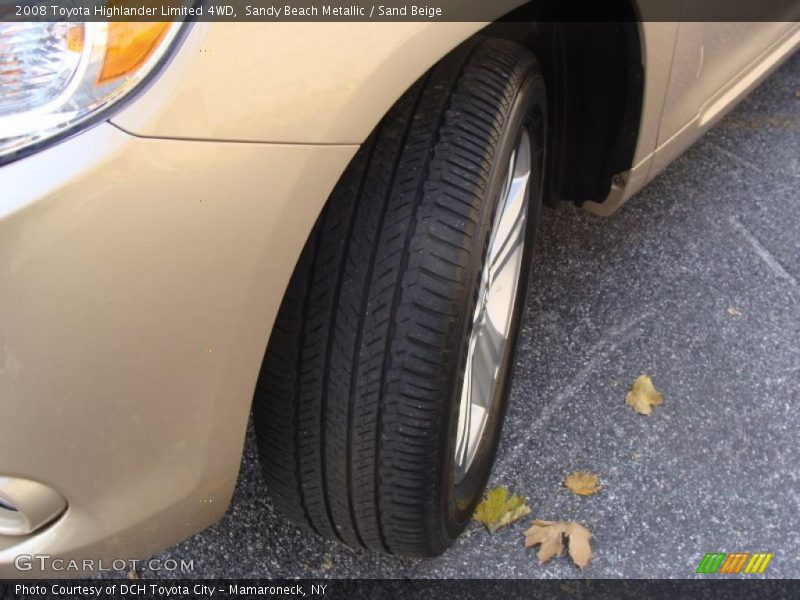 Sandy Beach Metallic / Sand Beige 2008 Toyota Highlander Limited 4WD