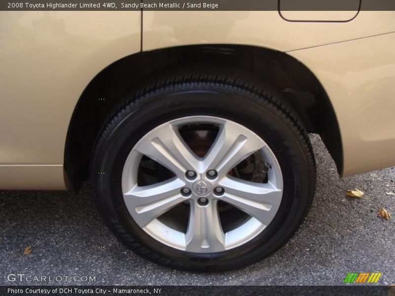 Sandy Beach Metallic / Sand Beige 2008 Toyota Highlander Limited 4WD