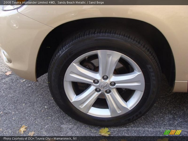 Sandy Beach Metallic / Sand Beige 2008 Toyota Highlander Limited 4WD