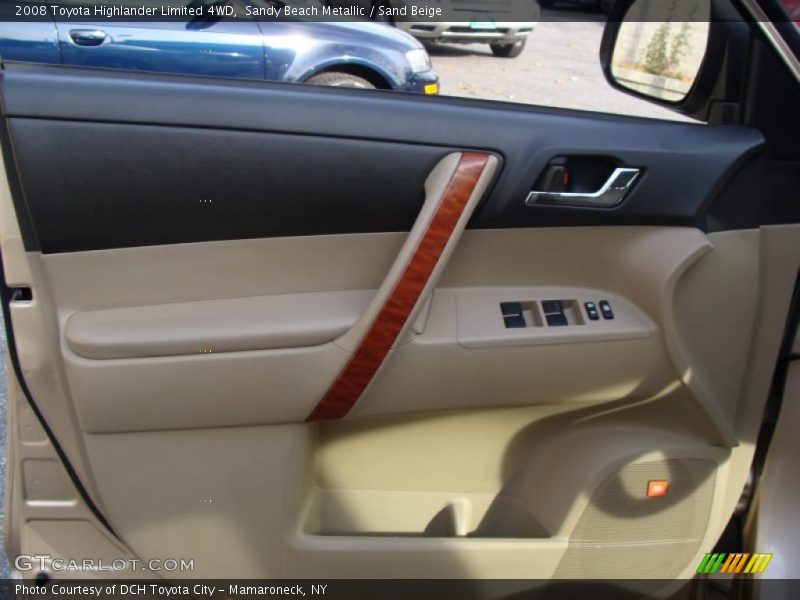 Sandy Beach Metallic / Sand Beige 2008 Toyota Highlander Limited 4WD