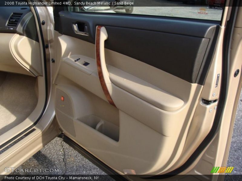 Sandy Beach Metallic / Sand Beige 2008 Toyota Highlander Limited 4WD