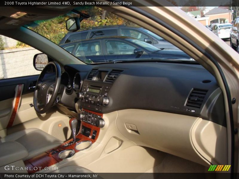 Sandy Beach Metallic / Sand Beige 2008 Toyota Highlander Limited 4WD