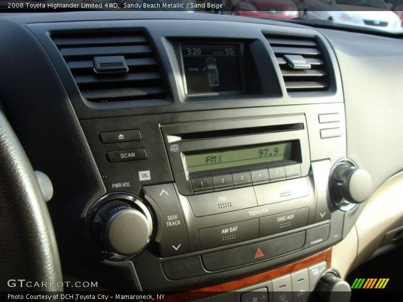 Sandy Beach Metallic / Sand Beige 2008 Toyota Highlander Limited 4WD
