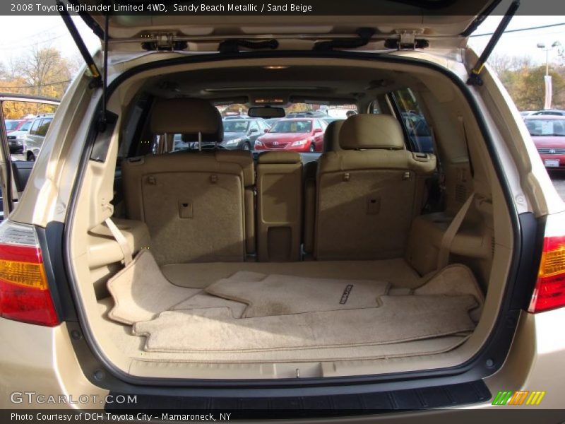 Sandy Beach Metallic / Sand Beige 2008 Toyota Highlander Limited 4WD