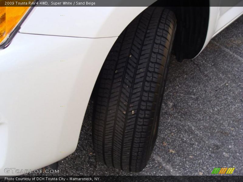Super White / Sand Beige 2009 Toyota RAV4 4WD
