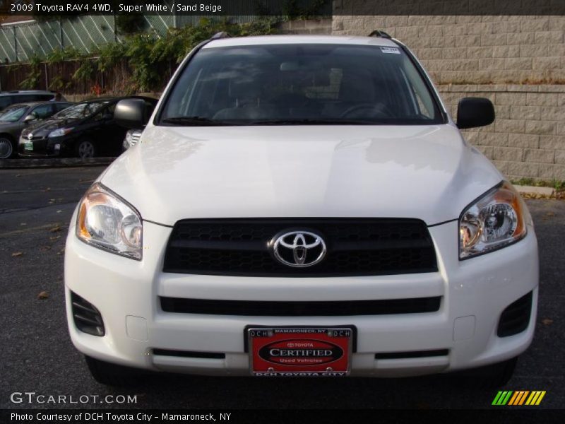 Super White / Sand Beige 2009 Toyota RAV4 4WD
