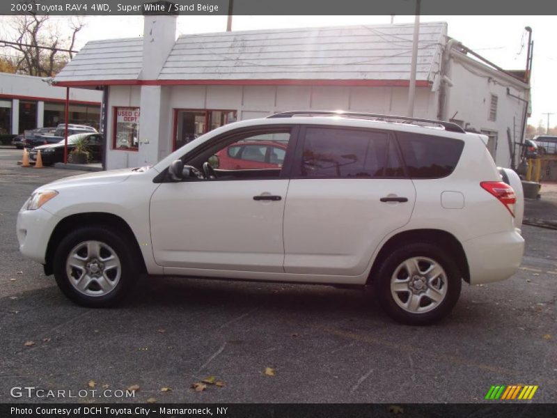 Super White / Sand Beige 2009 Toyota RAV4 4WD