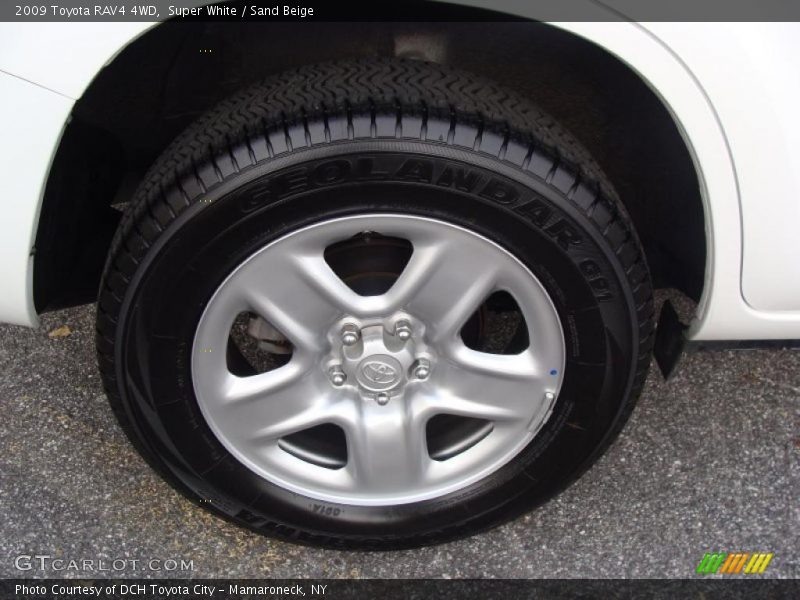 Super White / Sand Beige 2009 Toyota RAV4 4WD