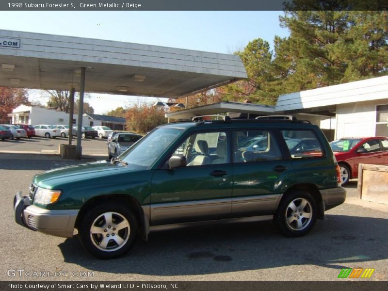 Green Metallic / Beige 1998 Subaru Forester S