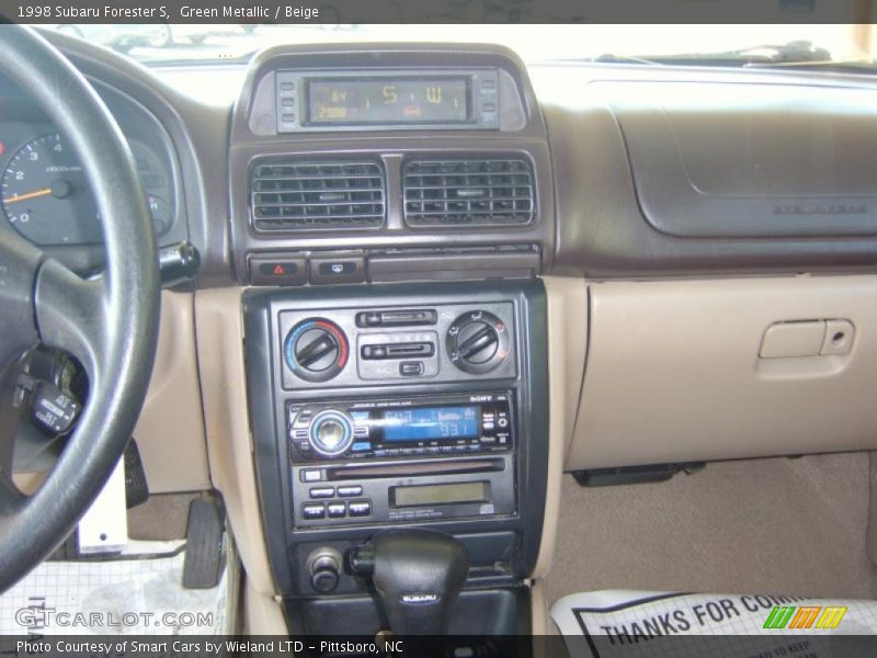 Controls of 1998 Forester S