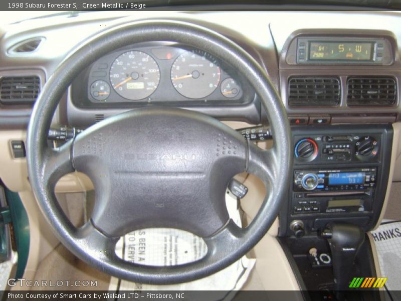 Dashboard of 1998 Forester S