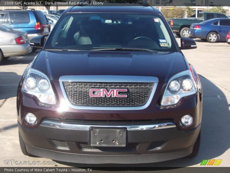 Dark Crimson Red Metallic / Ebony 2008 GMC Acadia SLT