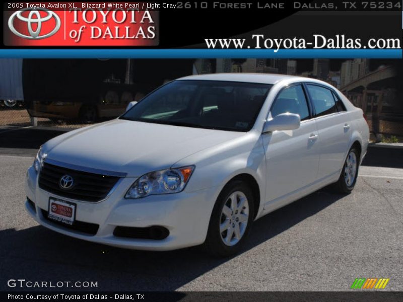 Blizzard White Pearl / Light Gray 2009 Toyota Avalon XL
