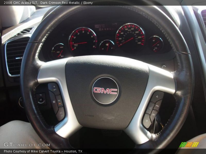 Dark Crimson Red Metallic / Ebony 2008 GMC Acadia SLT