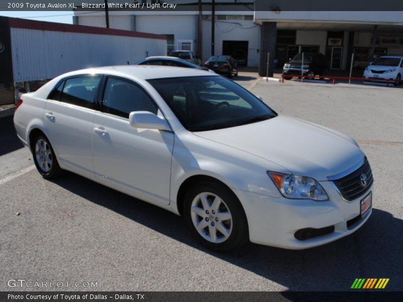 Blizzard White Pearl / Light Gray 2009 Toyota Avalon XL