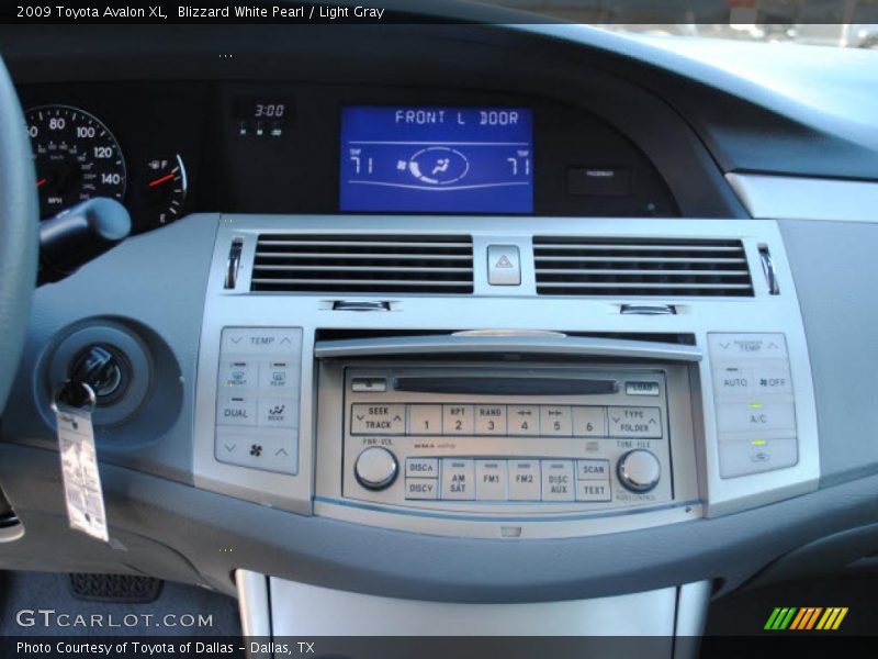 Blizzard White Pearl / Light Gray 2009 Toyota Avalon XL