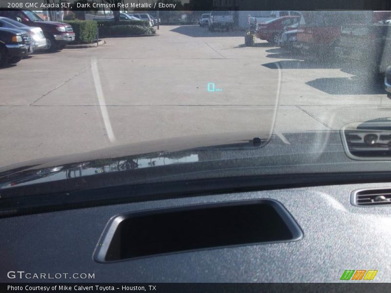 Dark Crimson Red Metallic / Ebony 2008 GMC Acadia SLT