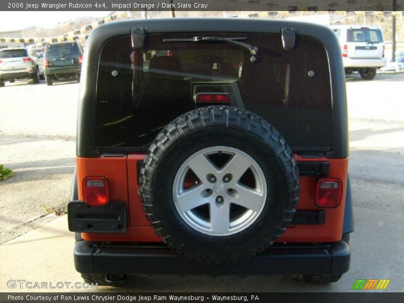 Impact Orange / Dark Slate Gray 2006 Jeep Wrangler Rubicon 4x4