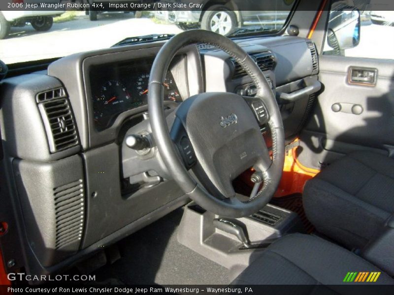 Impact Orange / Dark Slate Gray 2006 Jeep Wrangler Rubicon 4x4