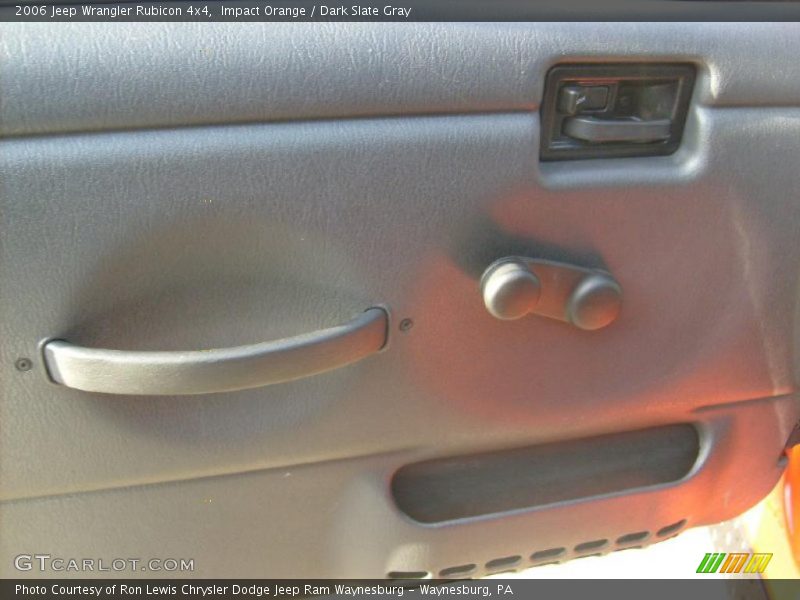 Impact Orange / Dark Slate Gray 2006 Jeep Wrangler Rubicon 4x4