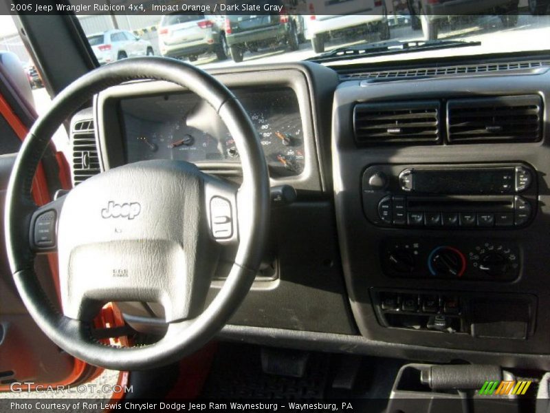 Impact Orange / Dark Slate Gray 2006 Jeep Wrangler Rubicon 4x4