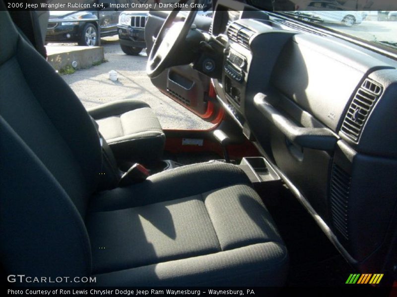 Impact Orange / Dark Slate Gray 2006 Jeep Wrangler Rubicon 4x4