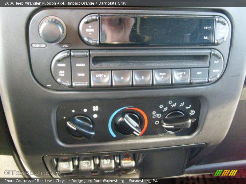 Impact Orange / Dark Slate Gray 2006 Jeep Wrangler Rubicon 4x4