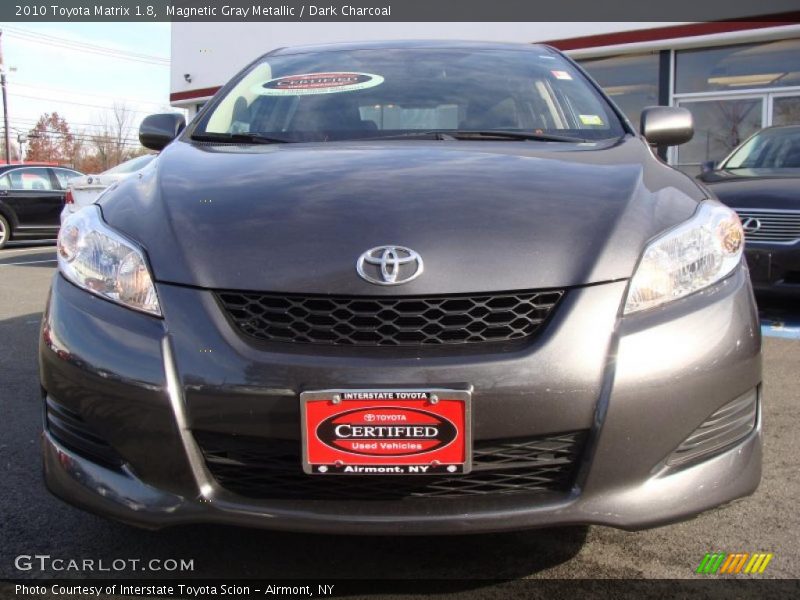 Magnetic Gray Metallic / Dark Charcoal 2010 Toyota Matrix 1.8