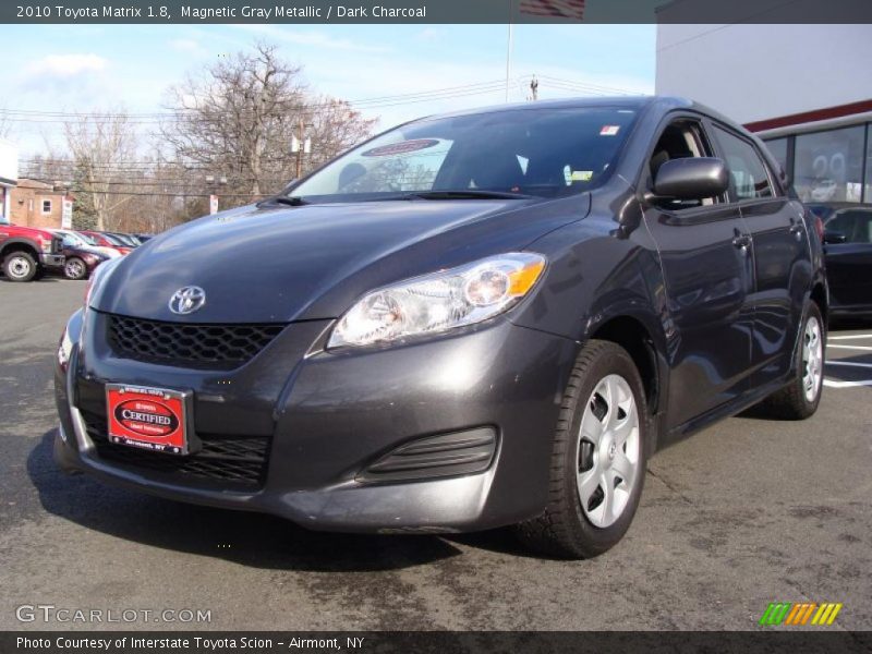 Magnetic Gray Metallic / Dark Charcoal 2010 Toyota Matrix 1.8