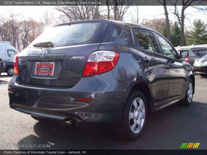 Magnetic Gray Metallic / Dark Charcoal 2010 Toyota Matrix 1.8