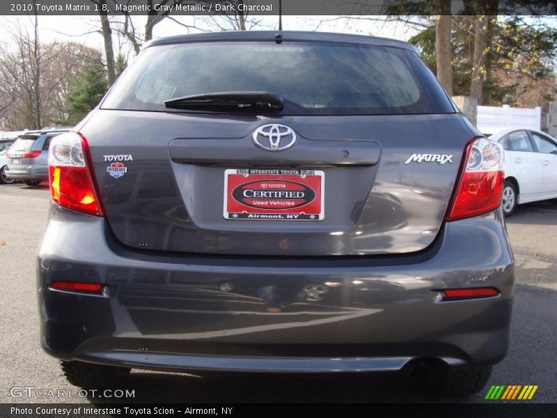 Magnetic Gray Metallic / Dark Charcoal 2010 Toyota Matrix 1.8