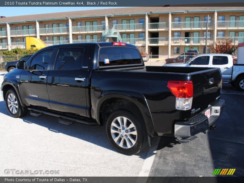 Black / Red Rock 2010 Toyota Tundra Platinum CrewMax 4x4