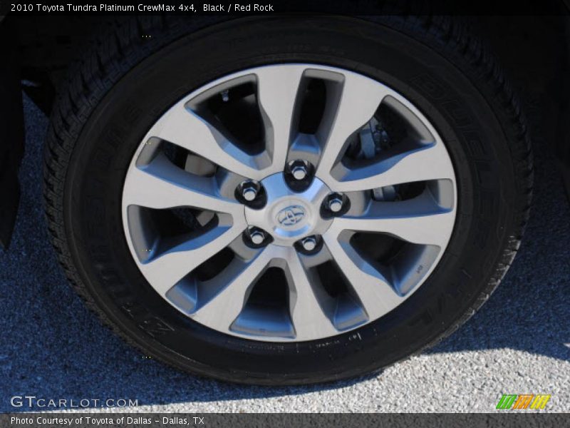 Black / Red Rock 2010 Toyota Tundra Platinum CrewMax 4x4