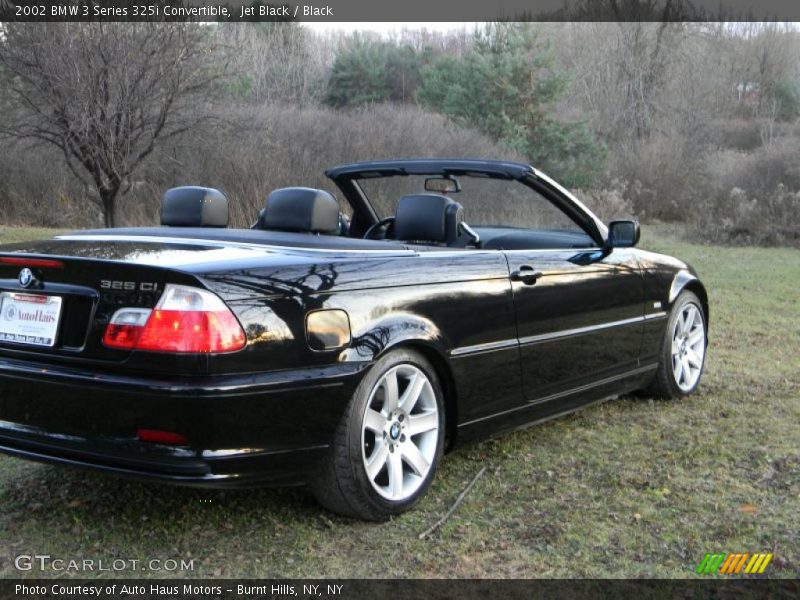 Jet Black / Black 2002 BMW 3 Series 325i Convertible