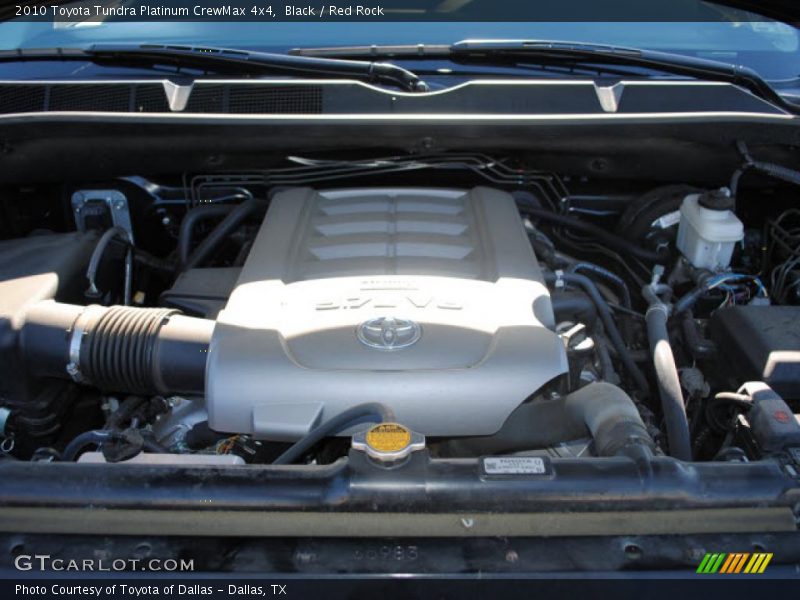 Black / Red Rock 2010 Toyota Tundra Platinum CrewMax 4x4